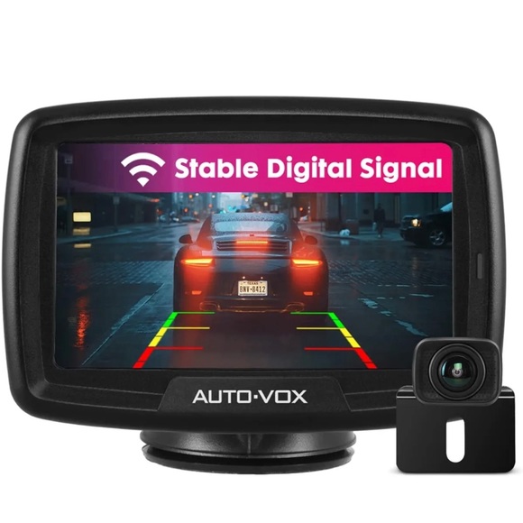 AUTO-VOX CS-2 Wireless Backup Camera & 4.3'' HD Monitor Car Rear View System HOT - Picture 1 of 4